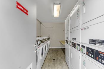 Laundry rooms onsite with mobile app